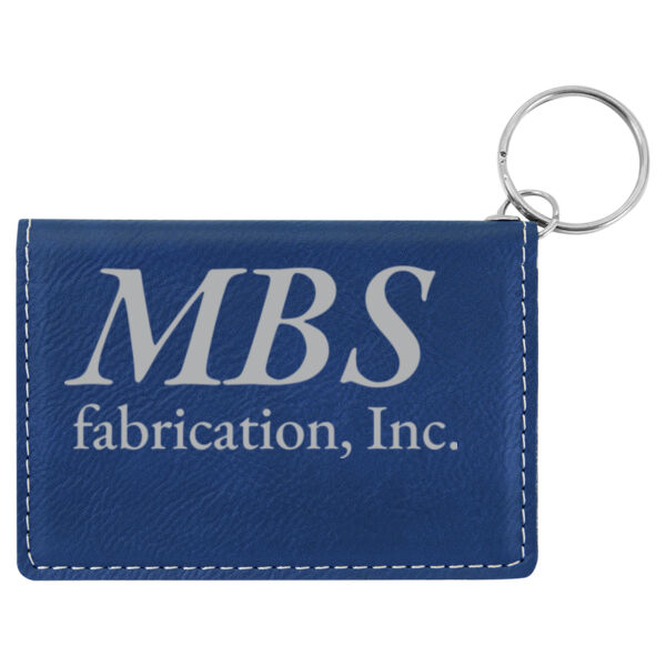 MBS Fabrication - Laserable Leatherette Keychain/ID Holder Thumbnail
